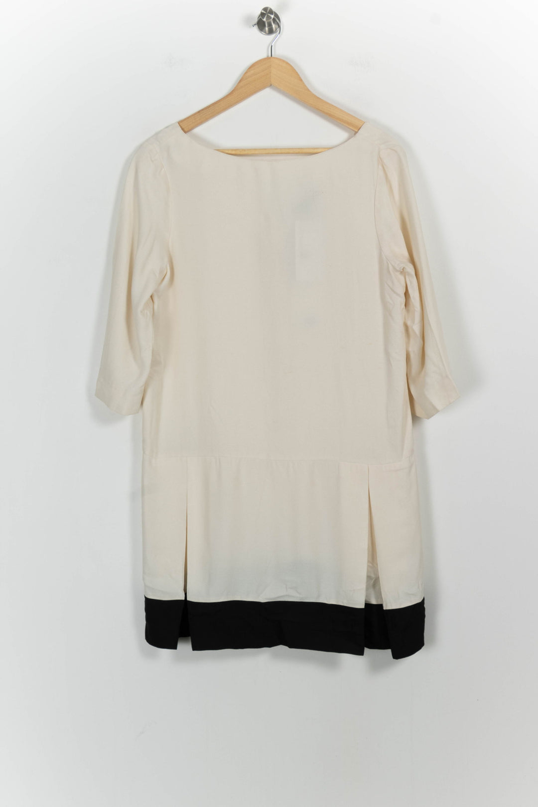 Robe Courte Blanche et Noire - Taille L/40 de la marque Tara Jarmon | PARAD92621 - Vendu par Paradigme - Image 2