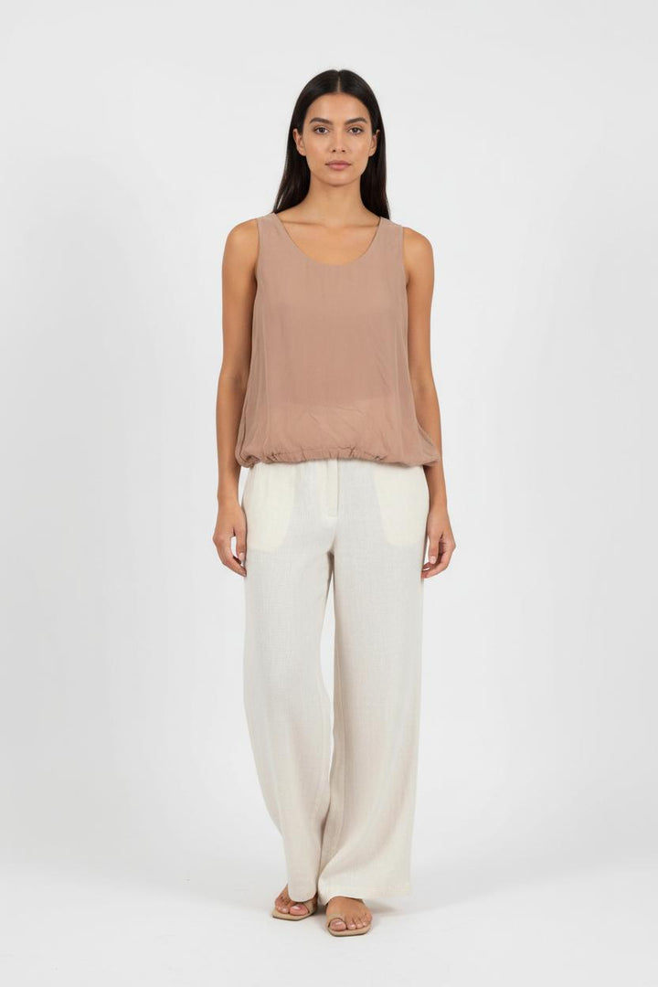 Débardeur Beige - Taille L/40 de la marque Comptoir des Cotonniers | PARAD92622 - Vendu par Paradigme - Image 1