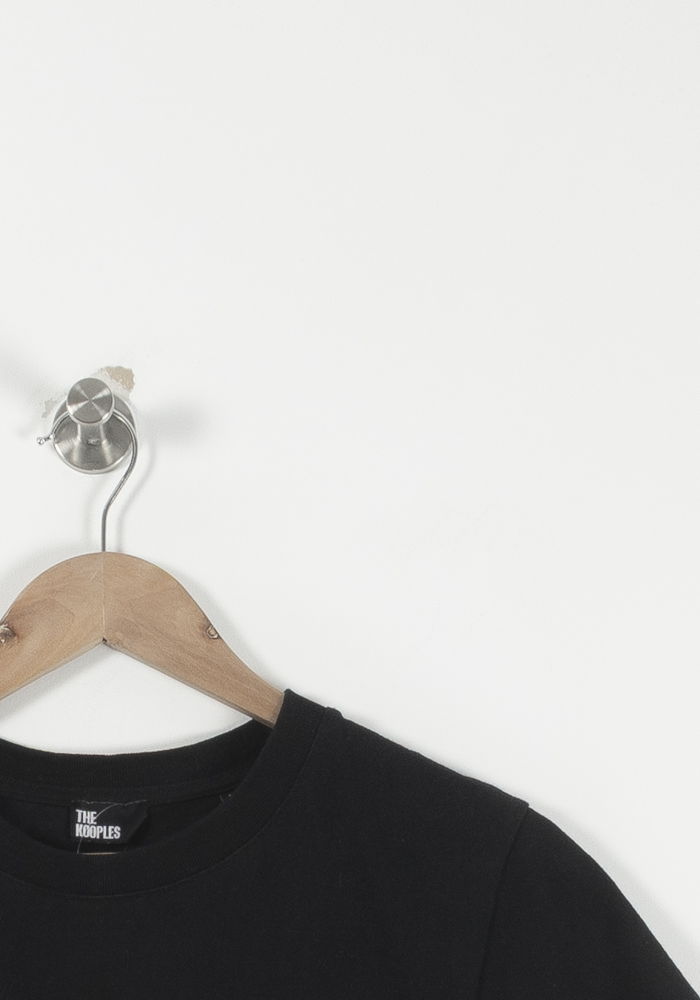 Tee-shirt Noir - Taille S/36 de la marque The Kooples | PARAD92623 - Vendu par Paradigme - Image 3