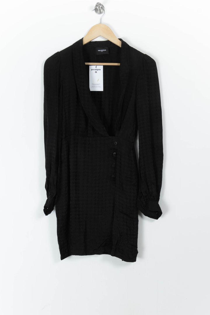 Robe Portefeuille Noire - Taille S/36 de la marque The Kooples | PARAD92628 - Vendu par Paradigme - Image 2