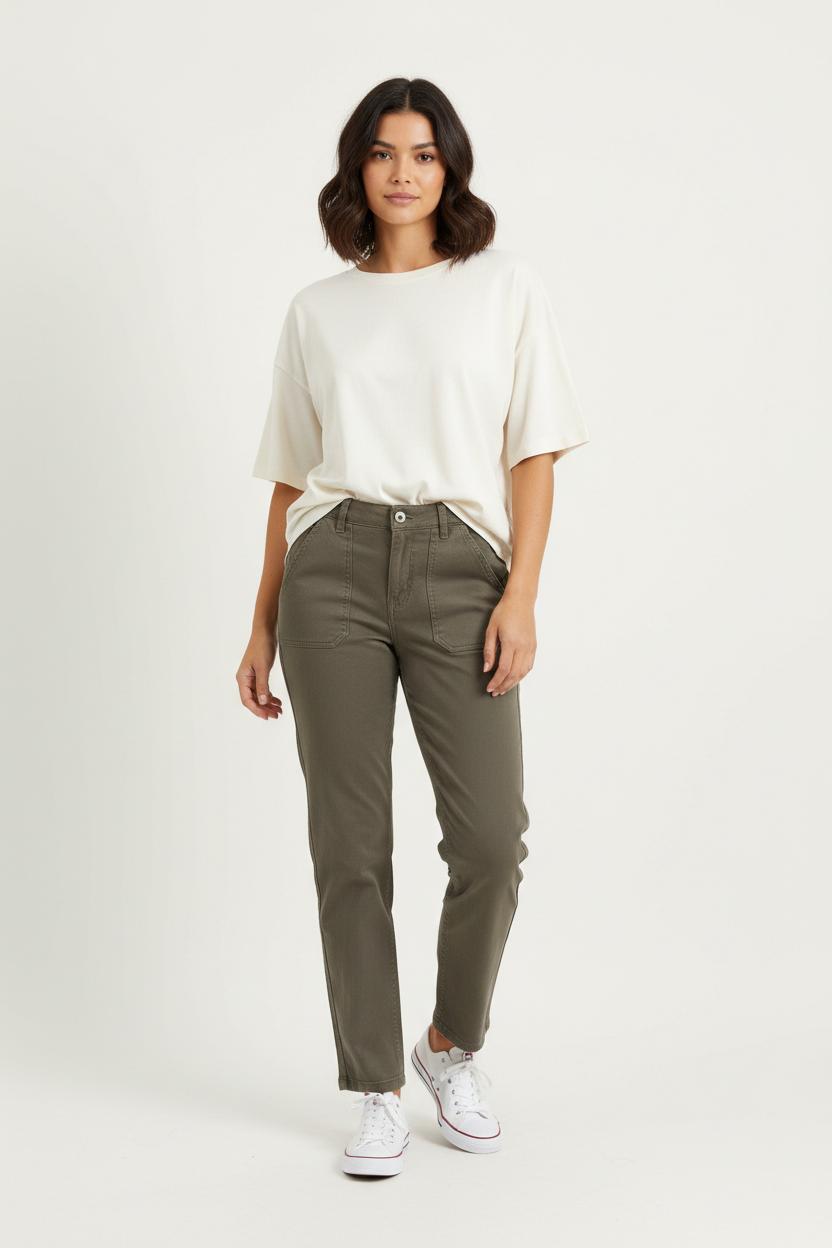 Pantalon Vert - Taille S/36 de la marque Sud express | PARAD92632 - Vendu par Paradigme - Image 1