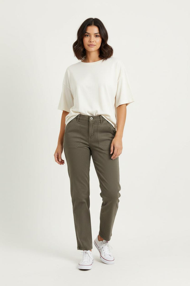Pantalon Vert - Taille S/36 de la marque Sud express | PARAD92632 - Vendu par Paradigme - Image 1