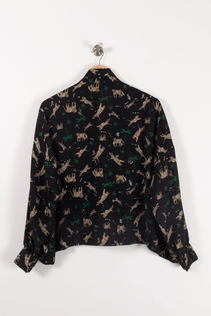 Blouse Noire - Taille M/38 de la marque Liu Jo | PARAD92642 - Vendu par Paradigme - Image 4