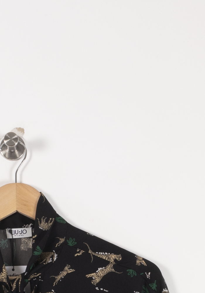 Blouse Noire - Taille M/38 de la marque Liu Jo | PARAD92642 - Vendu par Paradigme - Image 3