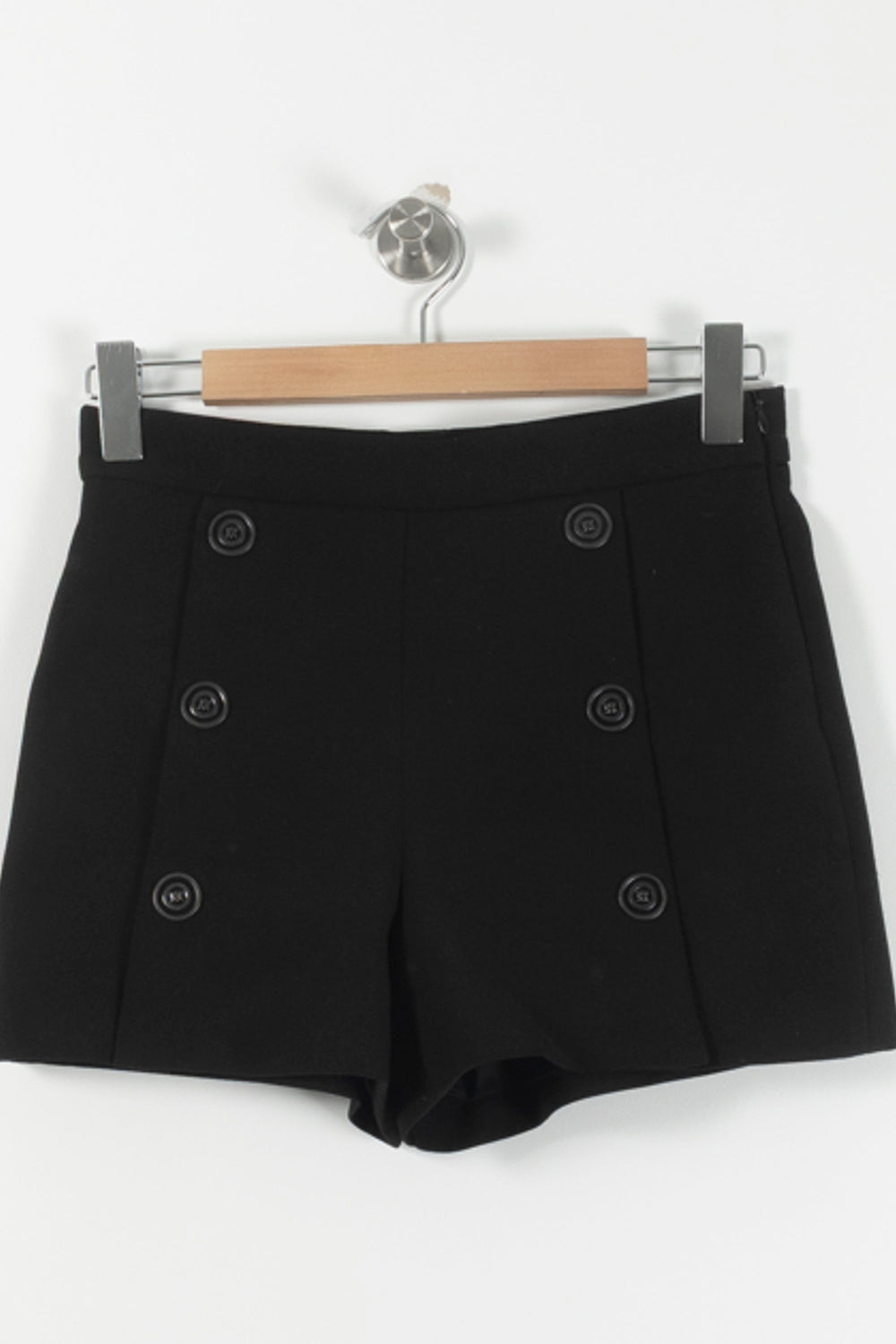 Short Noir - Taille S/36 de la marque The Kooples | PARAD92661 - Vendu par Paradigme - Image 2