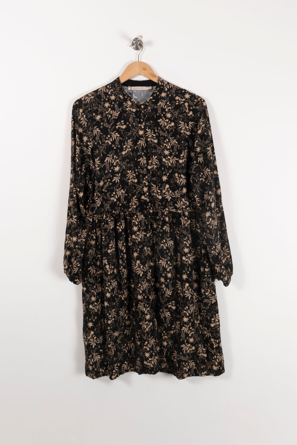 Robe Noire et Beige - Taille L/40 de la marque La Fée Maraboutée | PARAD92678 - Vendu par Paradigme - Image 2