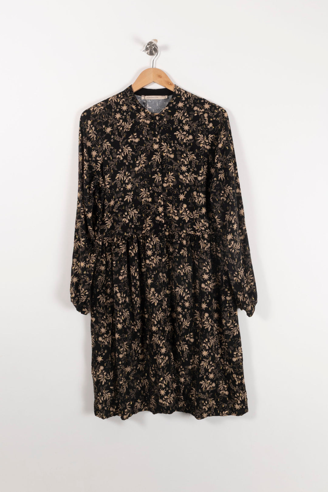 Robe Noire et Beige - Taille L/40 de la marque La Fée Maraboutée | PARAD92678 - Vendu par Paradigme - Image 2