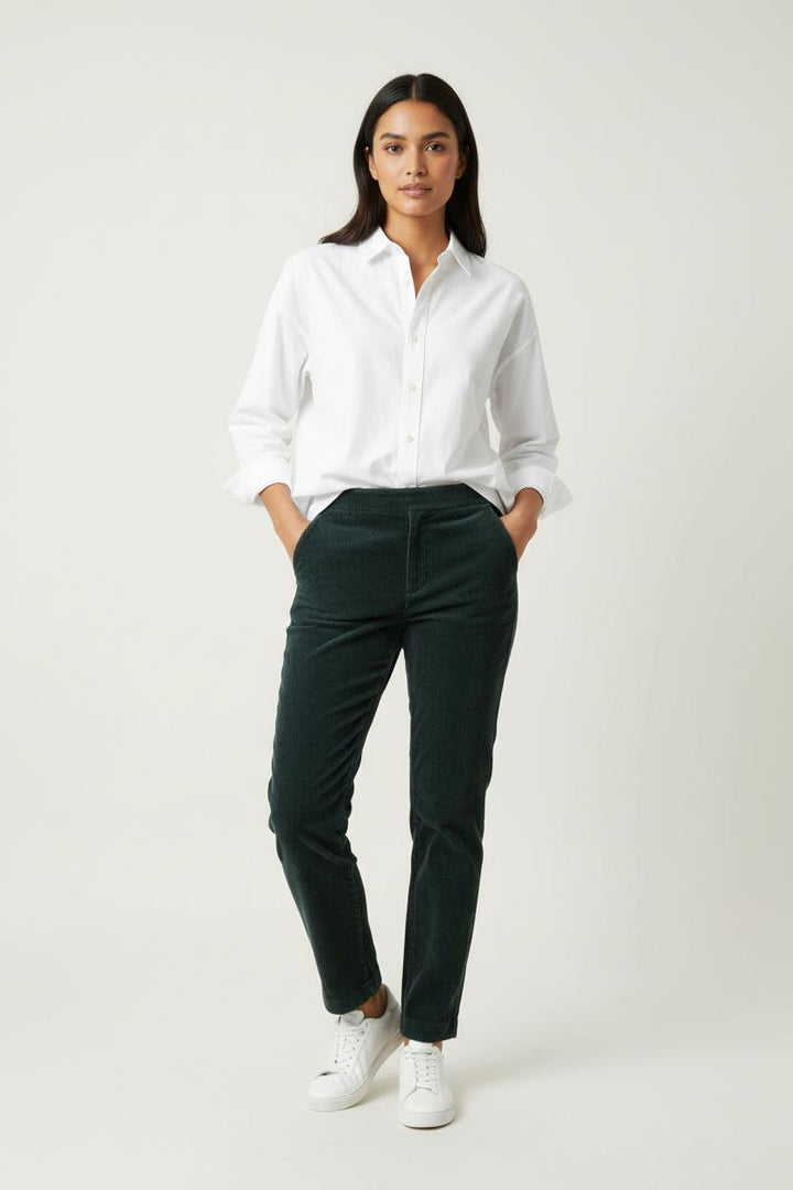 Pantalon Velours Vert - Taille S/36 de la marque La Fée Maraboutée | PARAD92683 - Vendu par Paradigme - Image 1