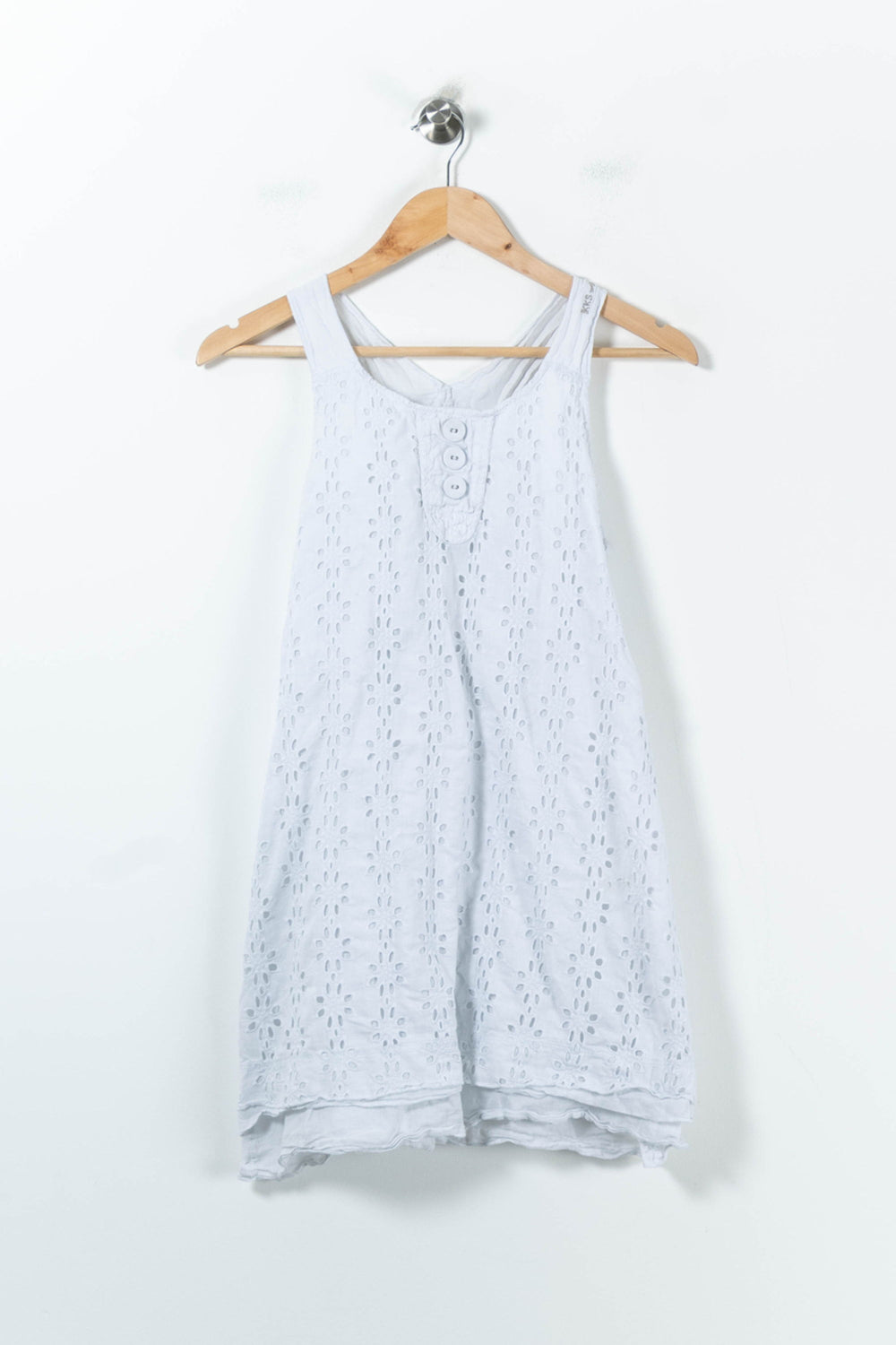 Robe Brodée Blanche - Taille S/36 de la marque IKKS | PARAD92685 - Vendu par Paradigme - Image 2