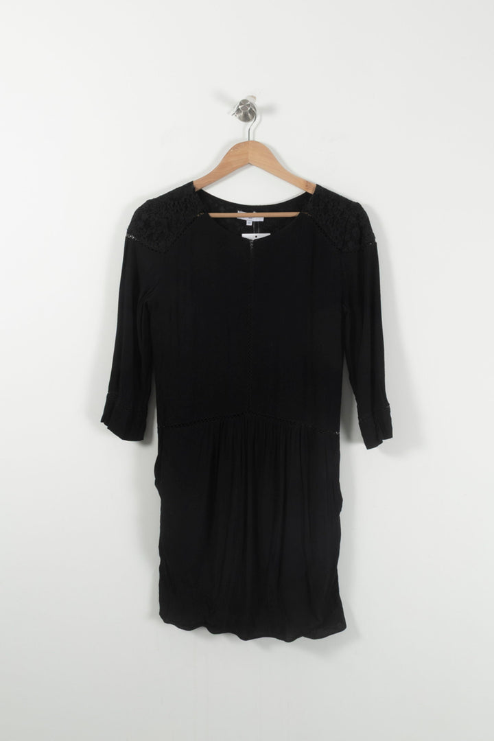 Robe Courte Noire - Taille M/38 de la marque Suncoo | PARAD92687 - Vendu par Paradigme - Image 2