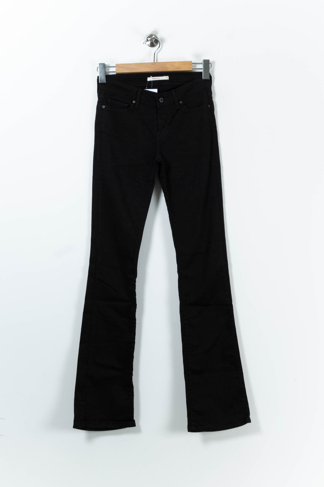 Jean Bootcut Noir - Taille S/36 de la marque Levi's | PARAD92694 - Vendu par Paradigme - Image 2