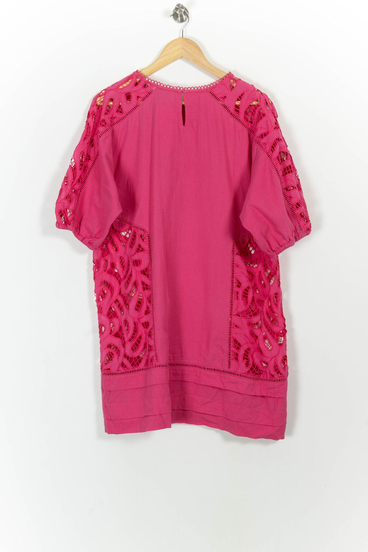 Robe Courte Rose - Taille L/40 de la marque Suncoo | PARAD92697 - Vendu par Paradigme - Image 4
