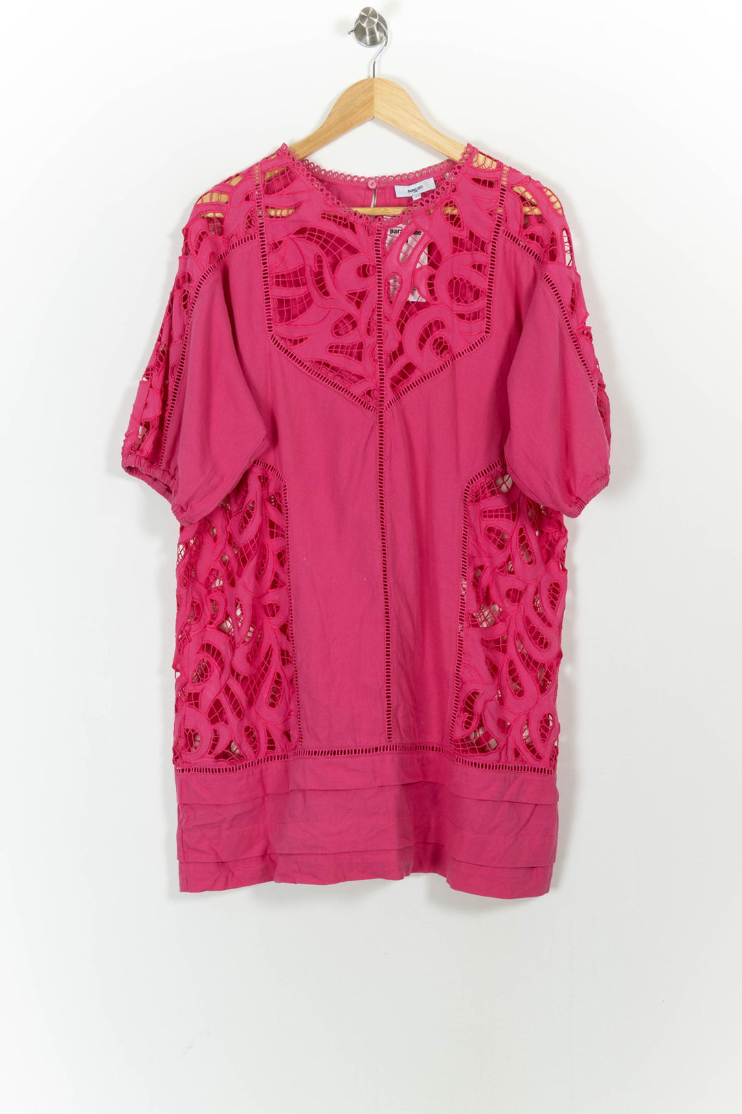 Robe Courte Rose - Taille L/40 de la marque Suncoo | PARAD92697 - Vendu par Paradigme - Image 2