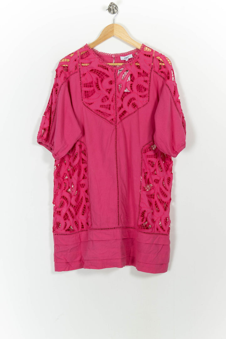 Robe Courte Rose - Taille L/40 de la marque Suncoo | PARAD92697 - Vendu par Paradigme - Image 2