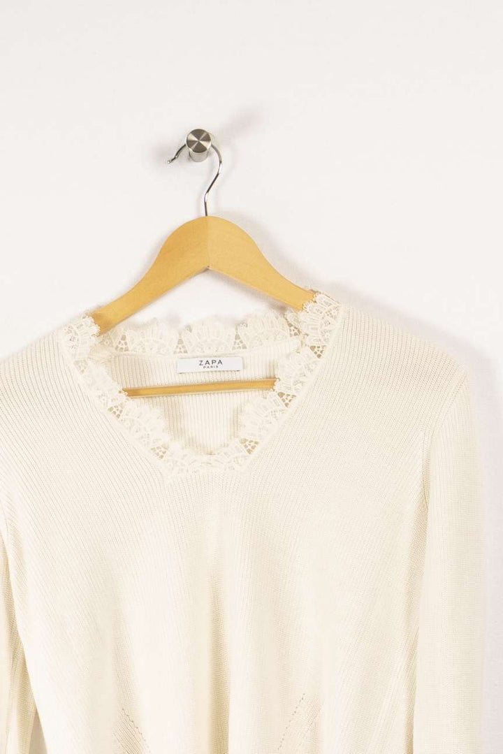 Pull blanc - Taille S