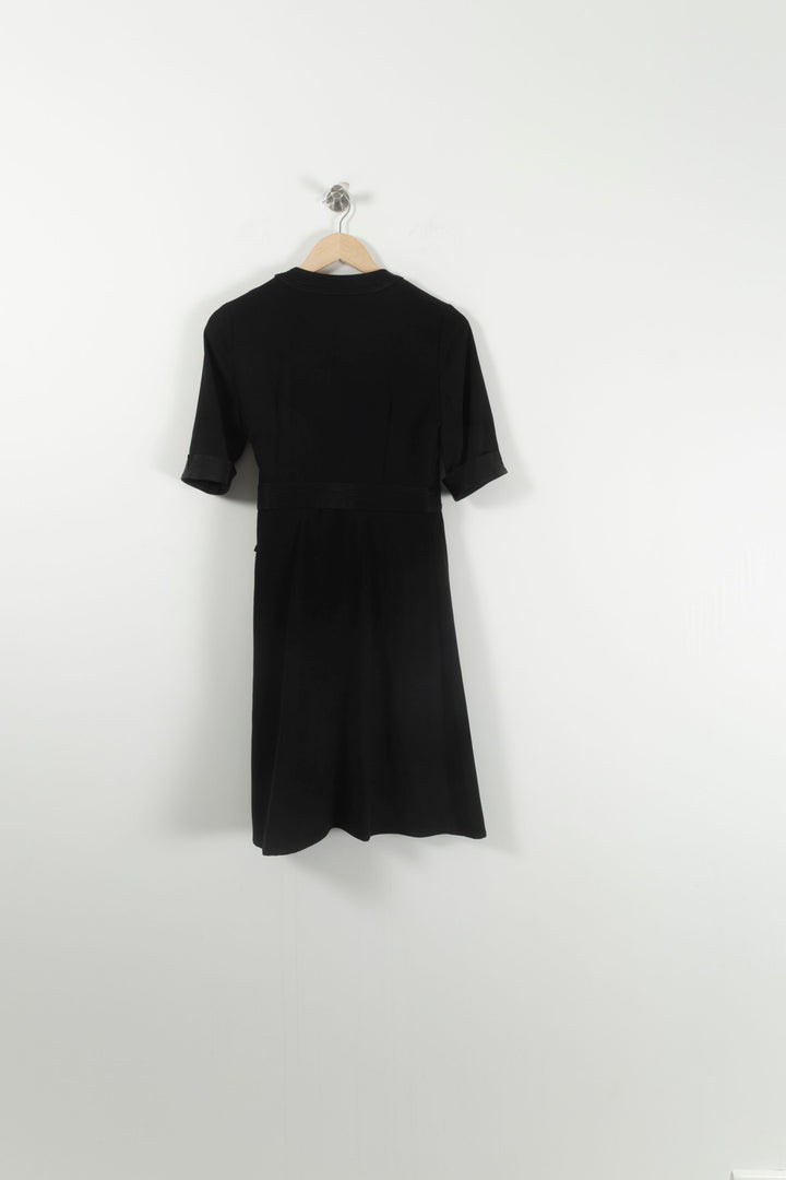 Robe Portefeuille Noire - Taille S/36 de la marque Claudie Pierlot | PARAD92703 - Vendu par Paradigme - Image 4