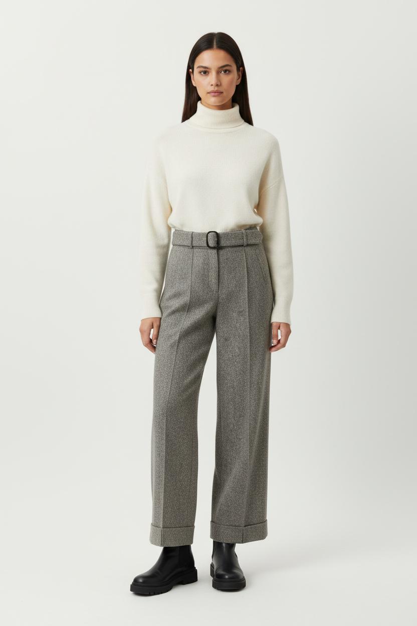 Pantalon Large Gris - Taille S/36 de la marque Sézane | PARAD92708 - Vendu par Paradigme - Image 1