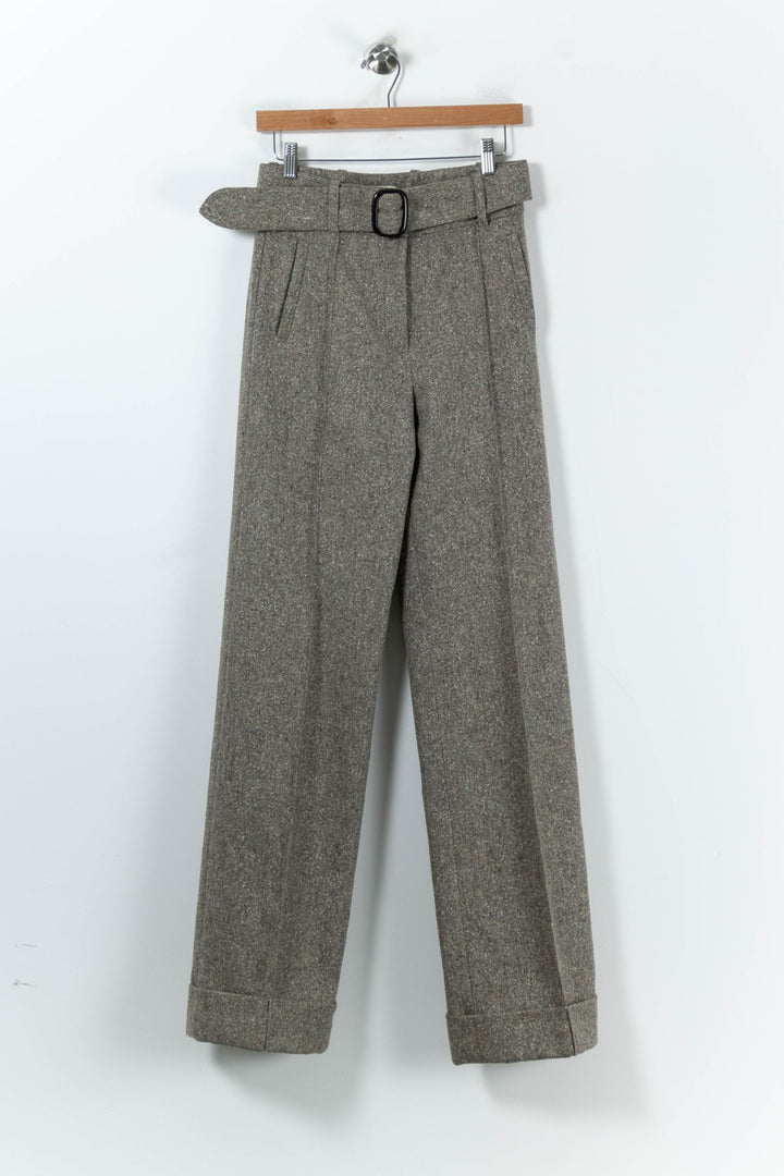 Pantalon Large Gris - Taille S/36 de la marque Sézane | PARAD92708 - Vendu par Paradigme - Image 2