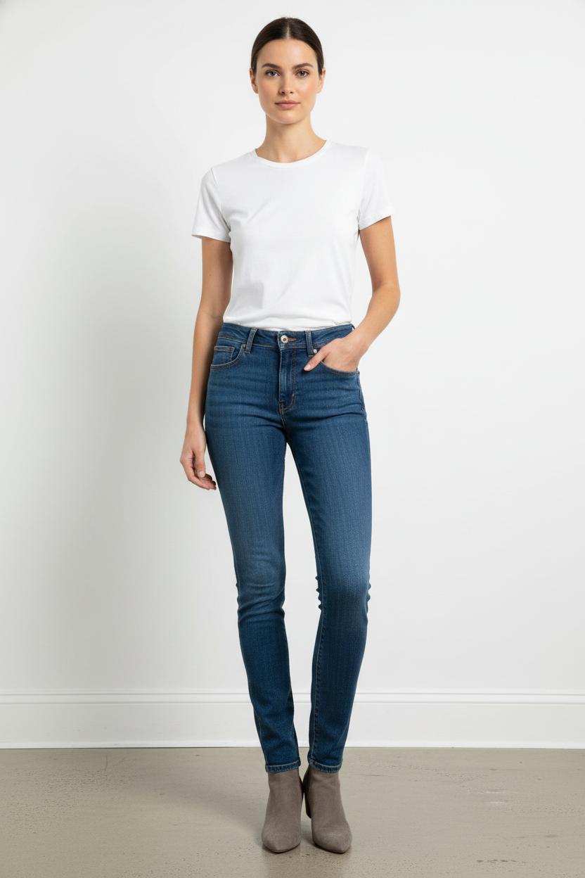 Jean Slim Bleu - Taille S/36 de la marque Sézane | PARAD92713 - Vendu par Paradigme - Image 1