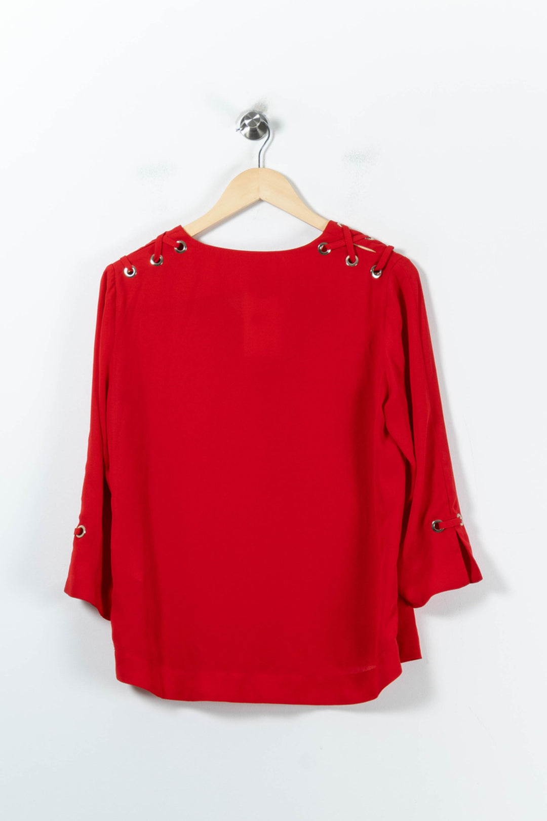 Blouse Rouge - Taille M/38 de la marque Maison 123 | PARAD92714 - Vendu par Paradigme - Image 4