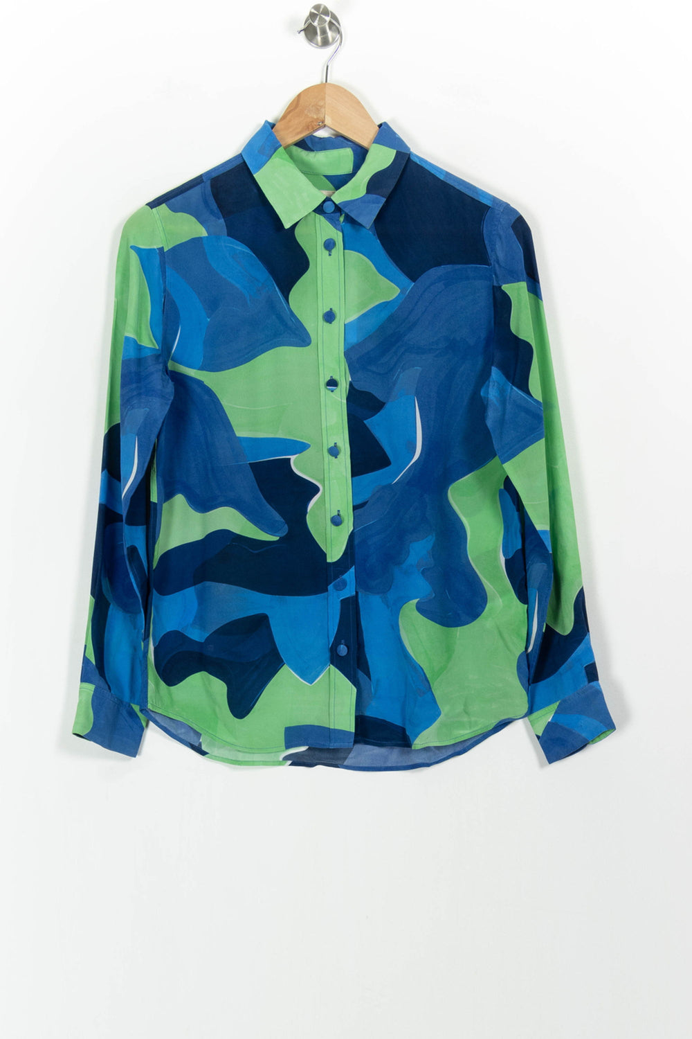 Chemise Bleu et Verte - Taille XS/34 de la marque Soi Paris | PARAD92717 - Vendu par Paradigme - Image 2