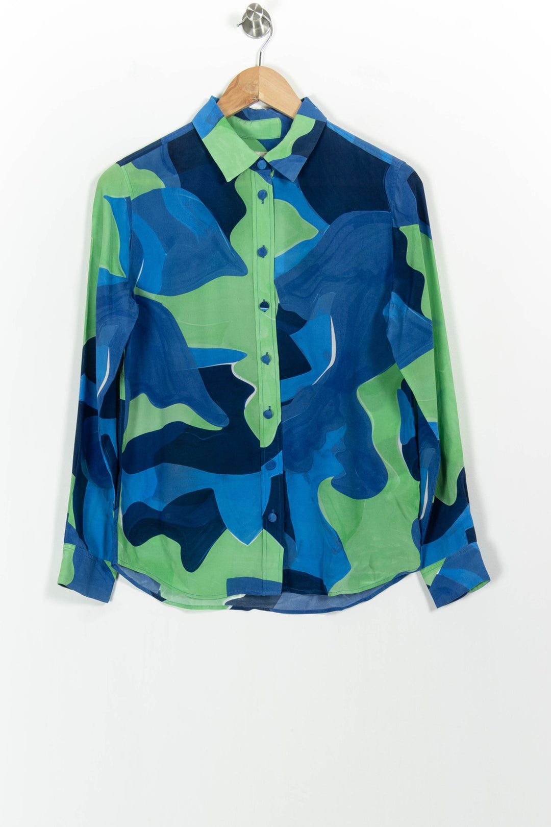 Chemise Bleu et Verte - Taille XS/34 de la marque Soi Paris | PARAD92717 - Vendu par Paradigme - Image 2