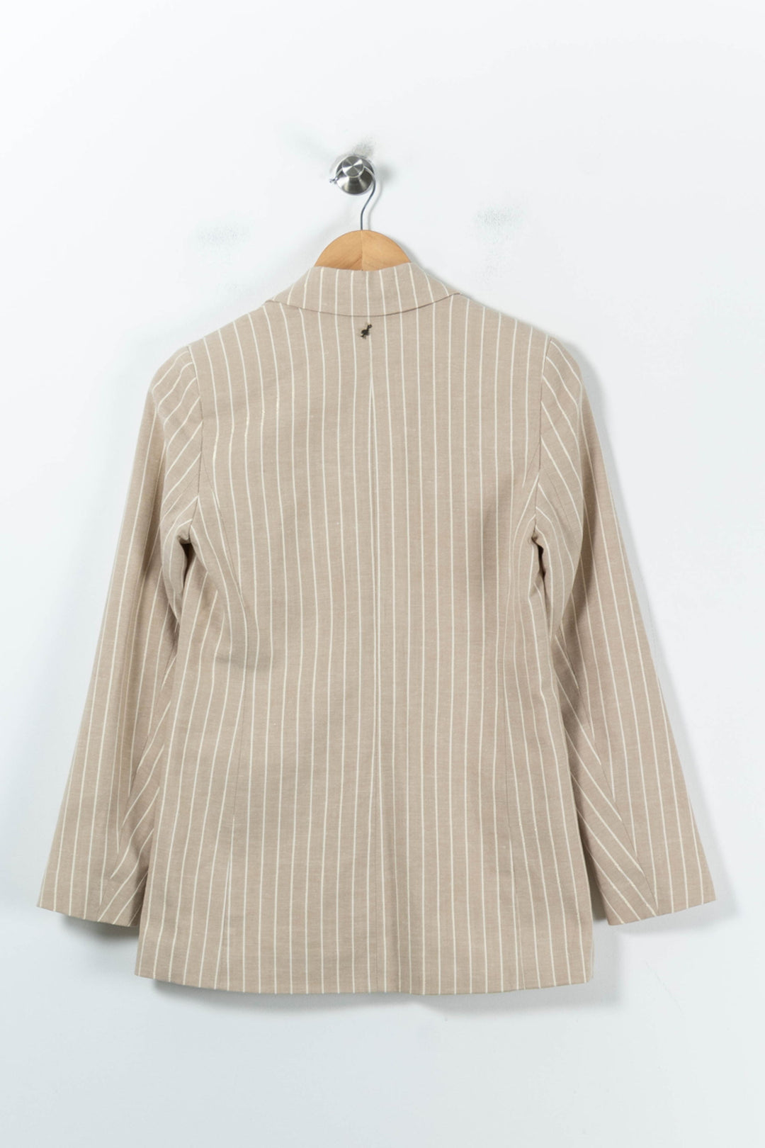 Blazer Beige à Rayures Blanches - Taille XS/34 de la marque One Step | PARAD92719 - Vendu par Paradigme - Image 4