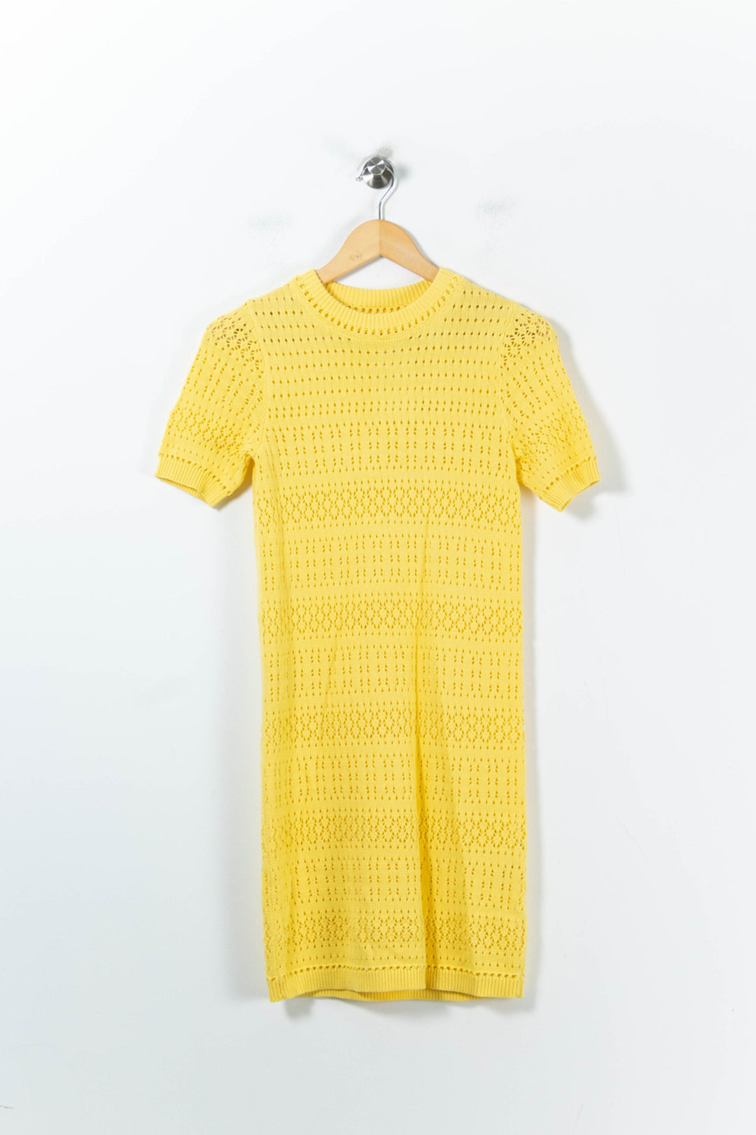 Robe Maille Jaune - Taille XS/34 de la marque Petite Mendigote | PARAD92720 - Vendu par Paradigme - Image 2