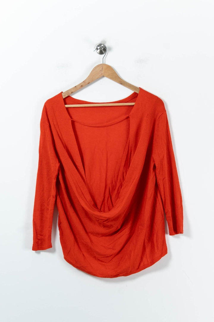 Pull Rouge - Taille S/36 de la marque ba&sh | PARAD92724 - Vendu par Paradigme - Image 4