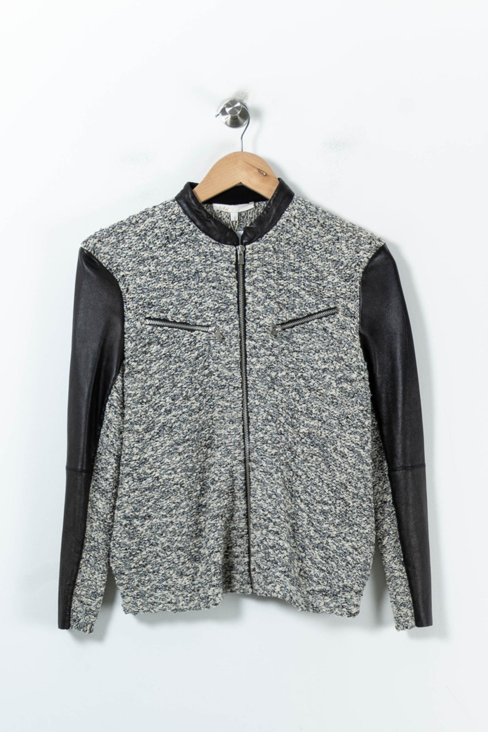 Blouson Gris et Noir - Taille S/36 de la marque Maje | PARAD92726 - Vendu par Paradigme - Image 2