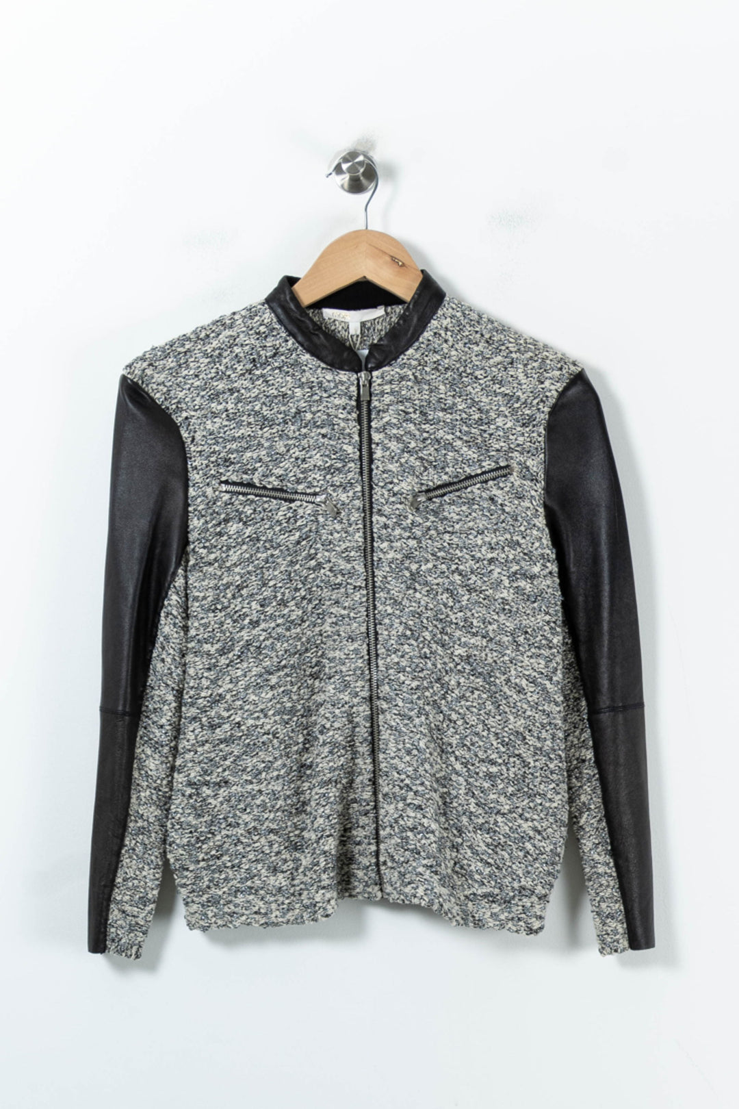 Blouson Gris et Noir - Taille S/36 de la marque Maje | PARAD92726 - Vendu par Paradigme - Image 2