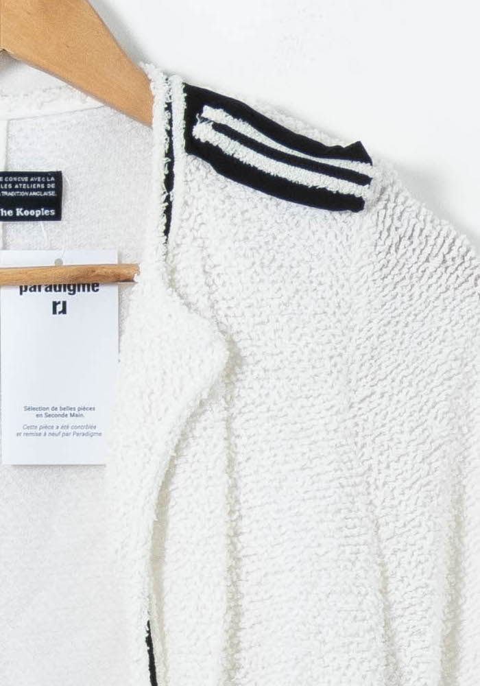 Veste Blanche et Noire - Taille S/36 de la marque The Kooples | PARAD92727 - Vendu par Paradigme - Image 3