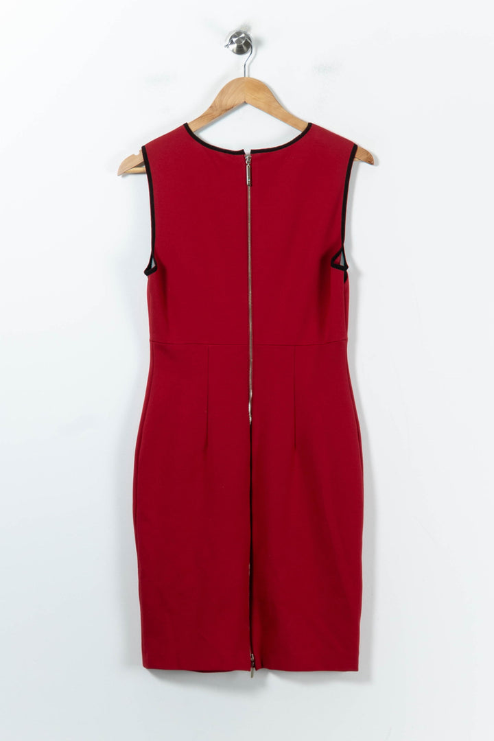 Robe Fourreau Rouge et Noire - Taille S/36 de la marque Liu Jo | PARAD92728 - Vendu par Paradigme - Image 4