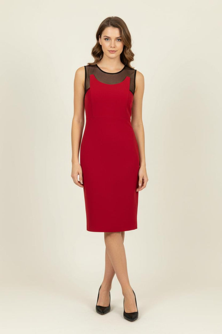 Robe Fourreau Rouge et Noire - Taille S/36 de la marque Liu Jo | PARAD92728 - Vendu par Paradigme - Image 1