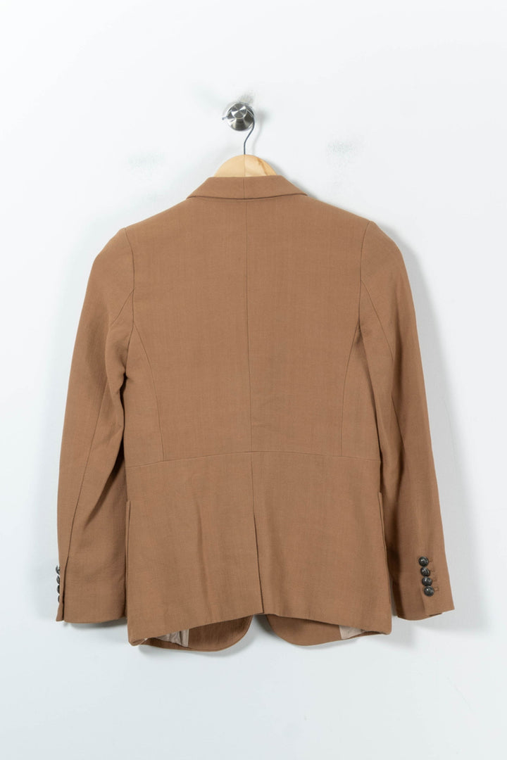 Veste De Tailleur Beige - Taille XS/34 de la marque The Kooples | PARAD92730 - Vendu par Paradigme - Image 4