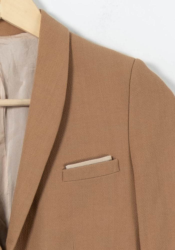 Veste De Tailleur Beige - Taille XS/34 de la marque The Kooples | PARAD92730 - Vendu par Paradigme - Image 3