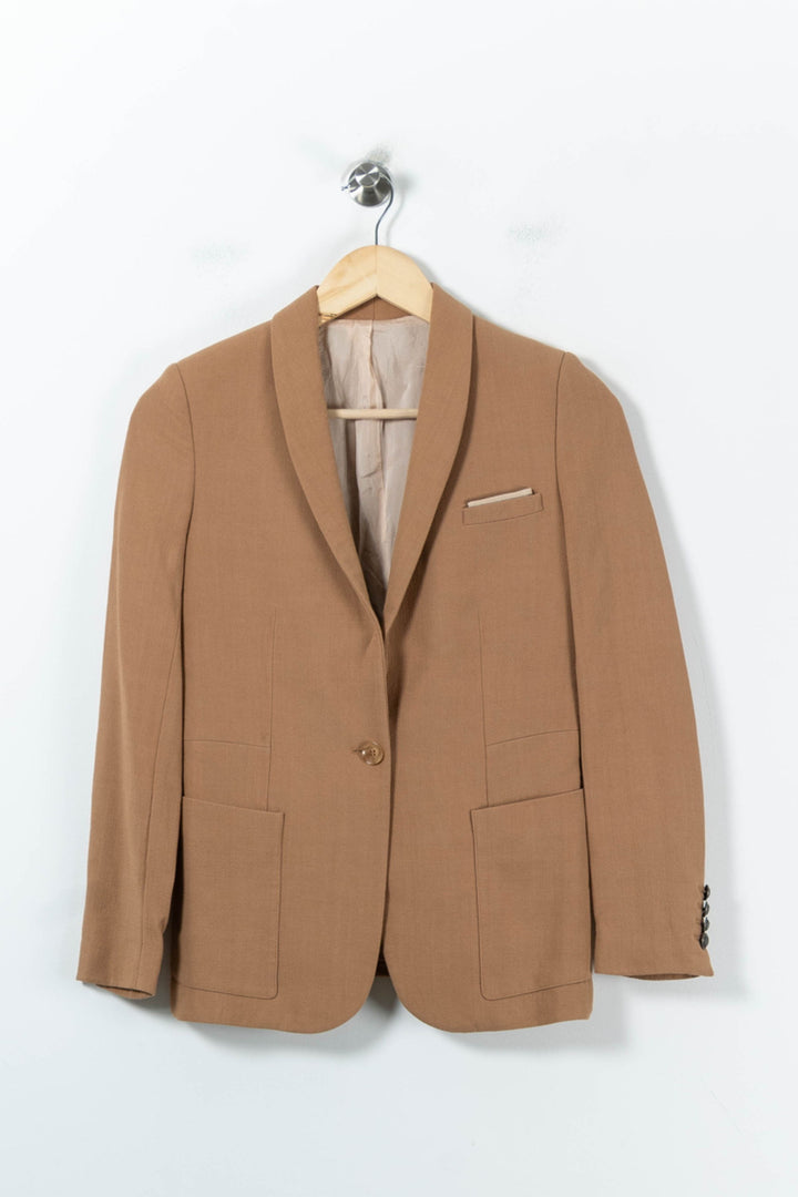 Veste De Tailleur Beige - Taille XS/34 de la marque The Kooples | PARAD92730 - Vendu par Paradigme - Image 2