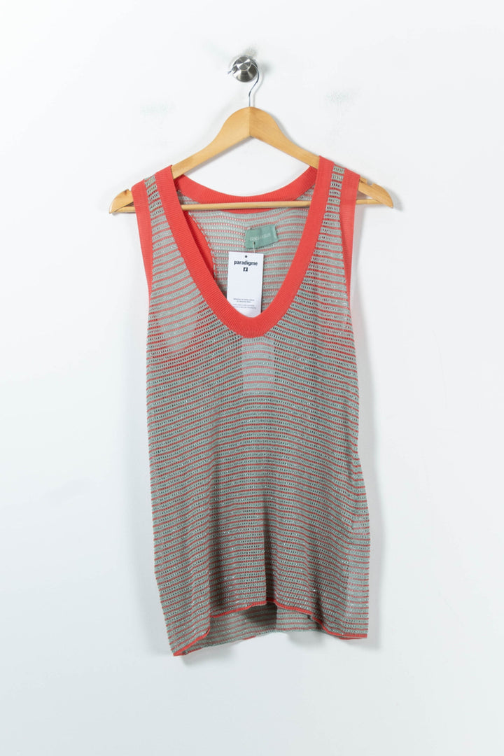 Débardeur Rose et Gris - Taille M/38 de la marque Zadig&Voltaire | PARAD92732 - Vendu par Paradigme - Image 2