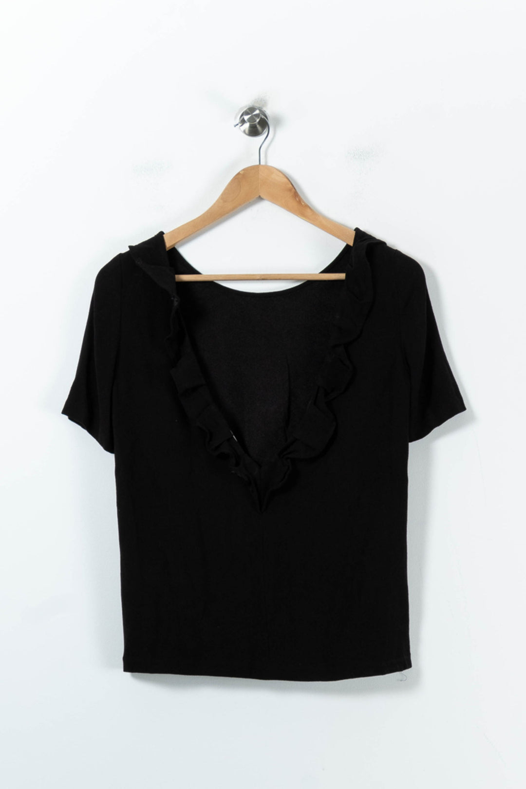 Blouse Noire - Taille M/38 de la marque ba&sh | PARAD92734 - Vendu par Paradigme - Image 4