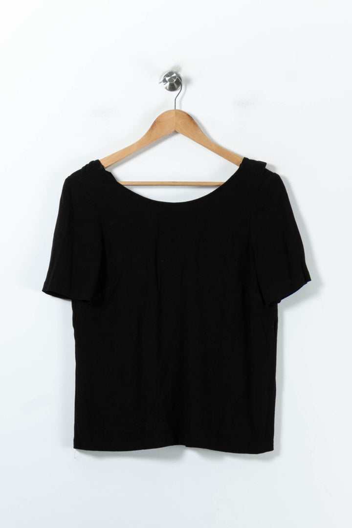 Blouse Noire - Taille M/38 de la marque ba&sh | PARAD92734 - Vendu par Paradigme - Image 2