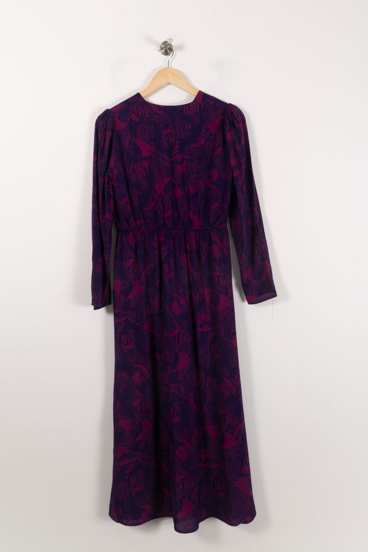 Robe Longue Violette et Bordeaux - Taille XS/34 de la marque Karl Marc John | PARAD92756 - Vendu par Paradigme - Image 4