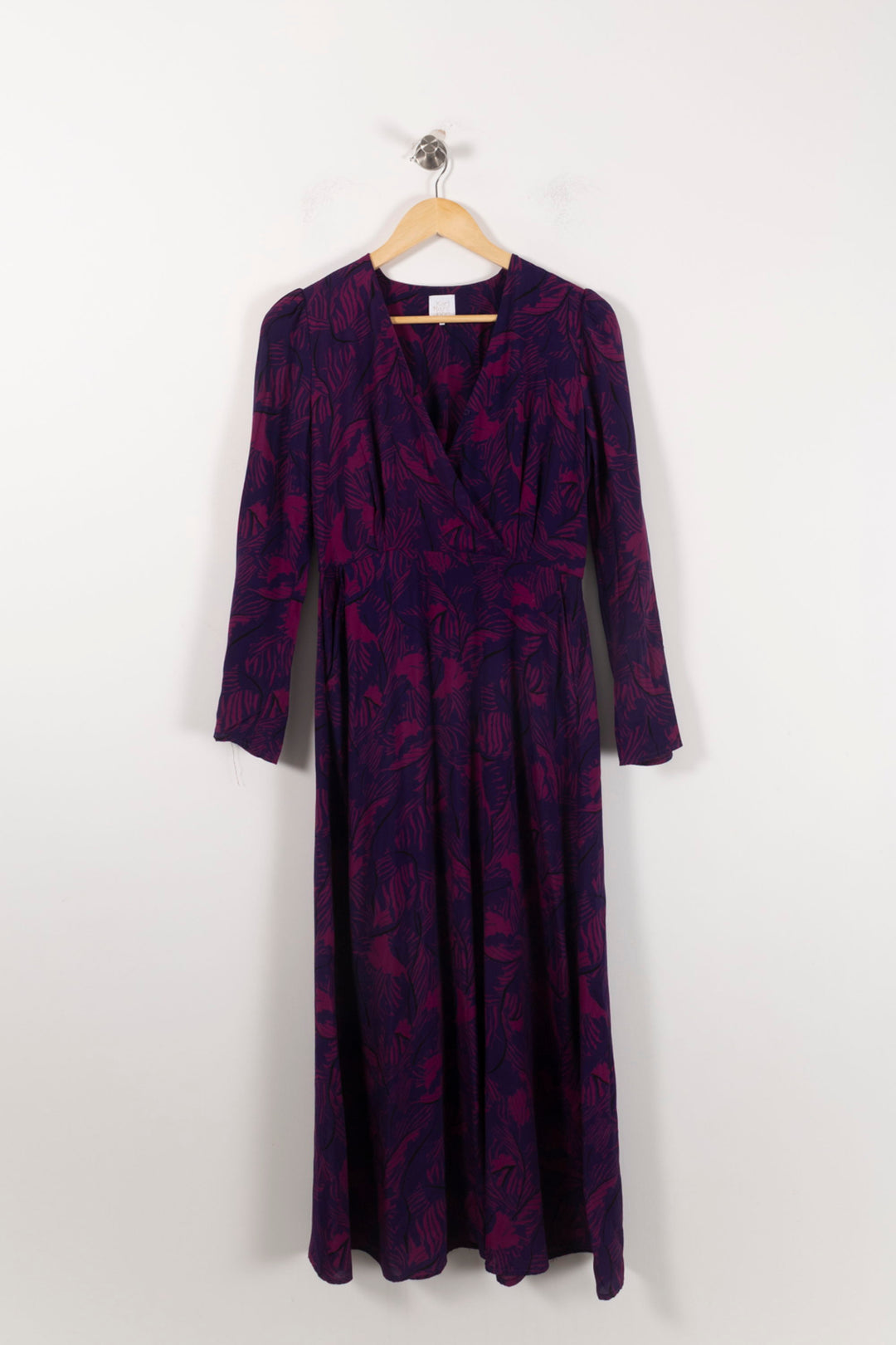 Robe Longue Violette et Bordeaux - Taille XS/34 de la marque Karl Marc John | PARAD92756 - Vendu par Paradigme - Image 2