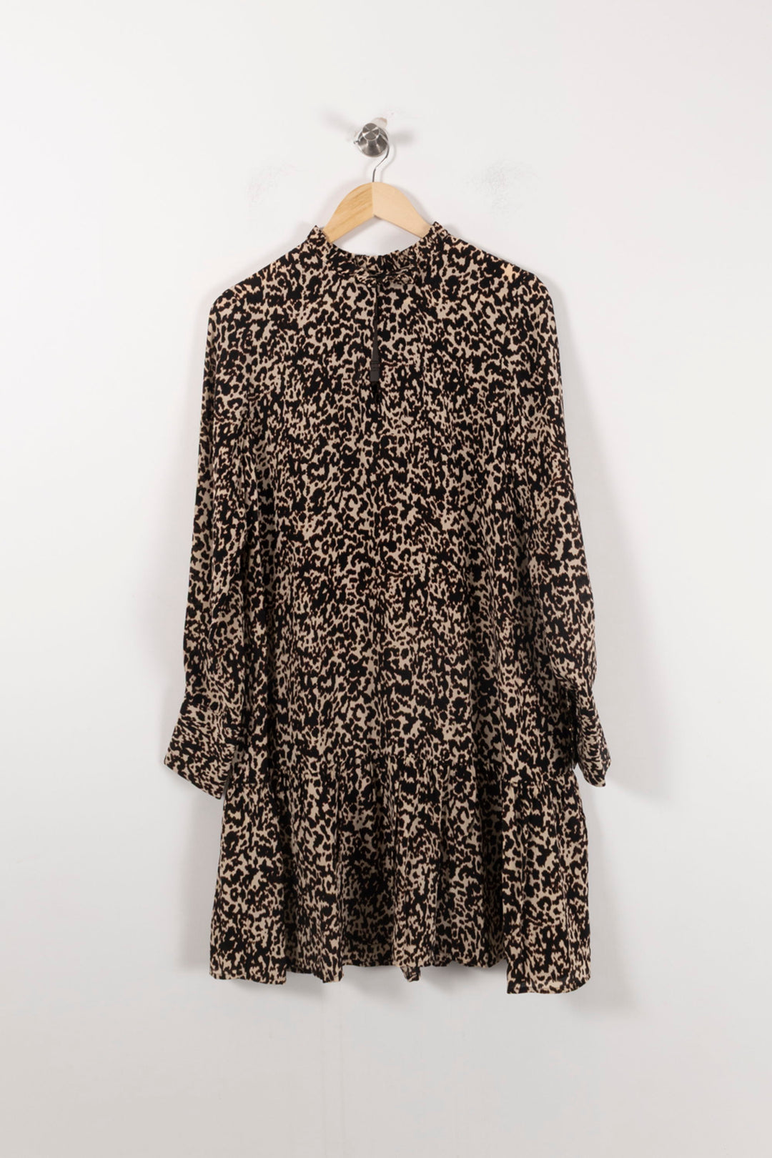Robe Midi Marron et Beige - Taille S/36 de la marque Liu Jo | PARAD92766 - Vendu par Paradigme - Image 2