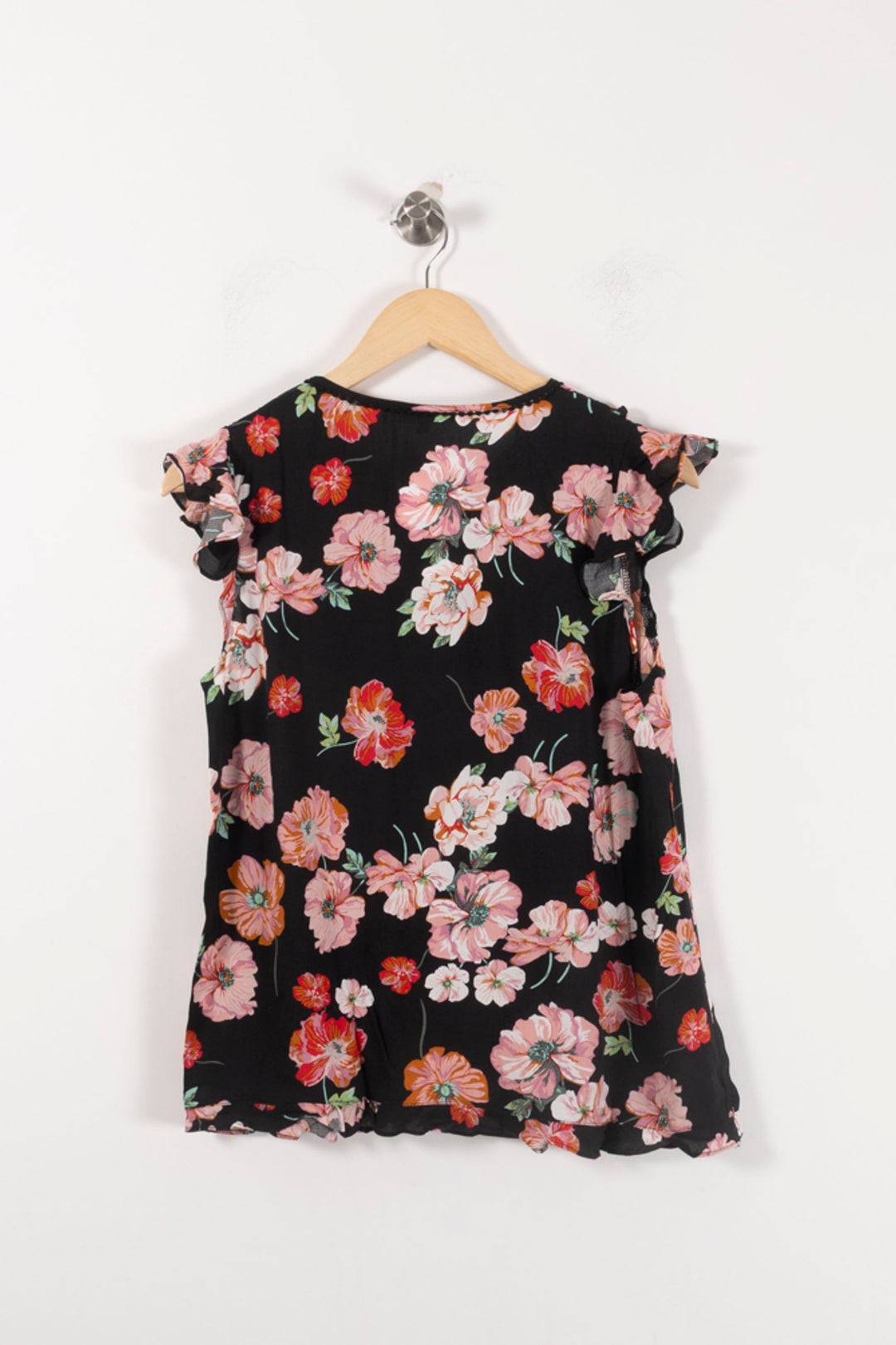 Blouse Noire et Fleurie - Taille M/38 de la marque Grace & Mila | PARAD92768 - Vendu par Paradigme - Image 4