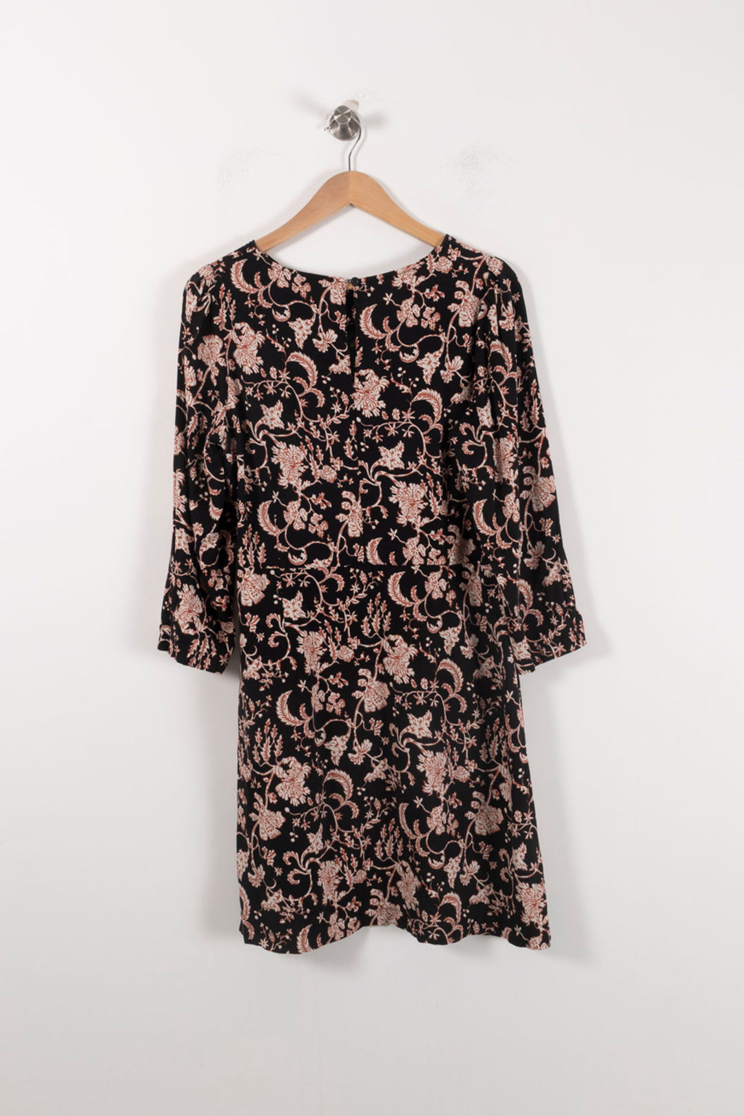 Robe Noire et Beige - Taille L/40 de la marque La Fée Maraboutée | PARAD92774 - Vendu par Paradigme - Image 4