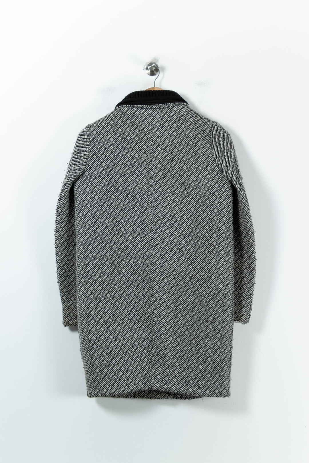 Manteau Gris et Noir - Taille S/36 de la marque Maje | PARAD92775 - Vendu par Paradigme - Image 4