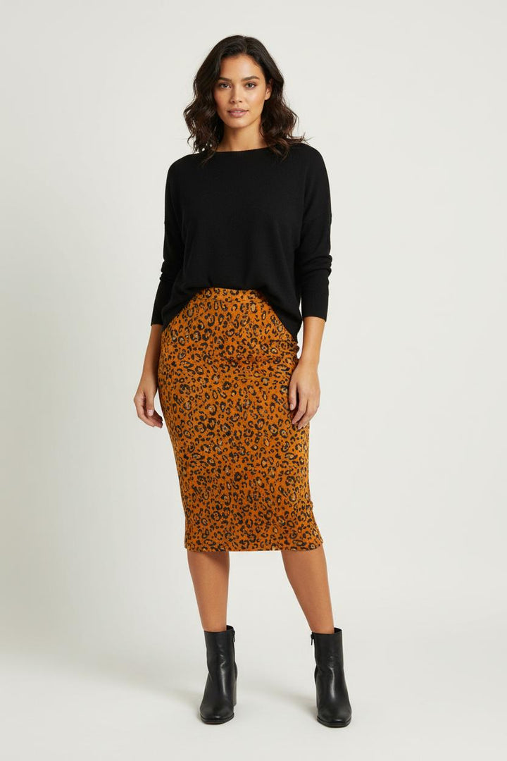 Jupe Longue Orange et Noire - Taille S/36 de la marque Heimstone | PARAD92784 - Vendu par Paradigme - Image 1