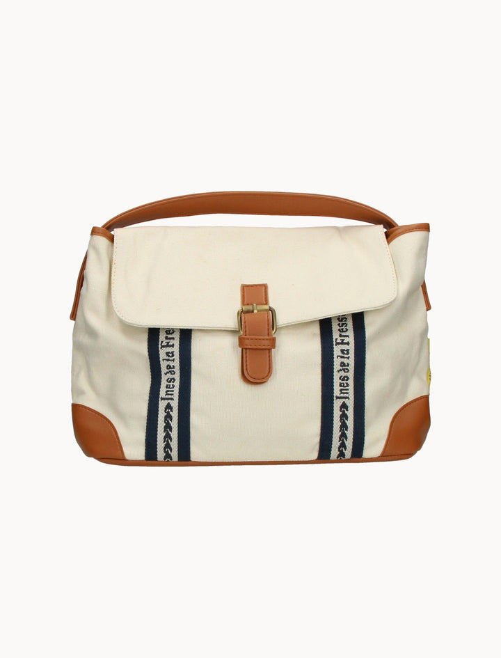 Sac Blanc et Marron - Taille T.U. de la marque Ines de la Fressange Paris | PARAD92785 - Vendu par Paradigme - Image 1