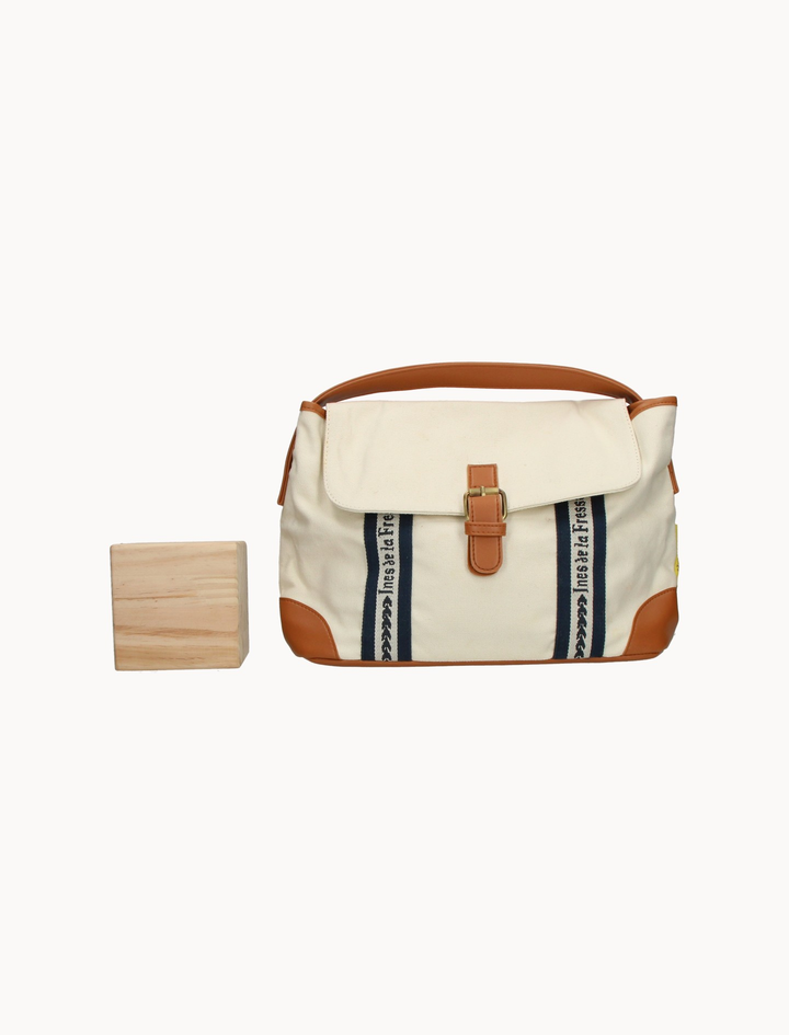 Sac Blanc et Marron - Taille T.U. de la marque Ines de la Fressange Paris | PARAD92785 - Vendu par Paradigme - Image 3