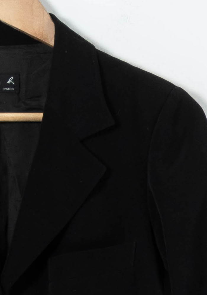 Veste Noire - Taille S/36 de la marque Agnès b. | PARAD92789 - Vendu par Paradigme - Image 3